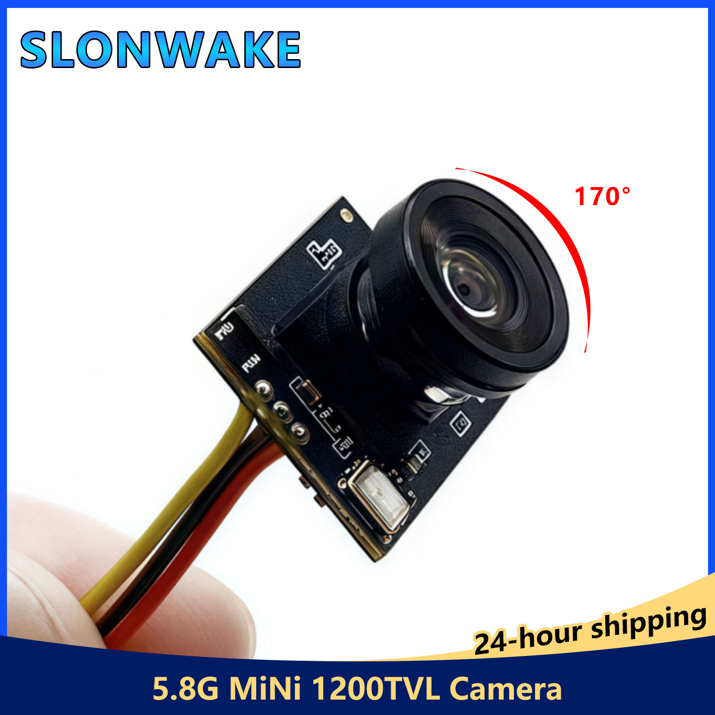 Drone Racing Camera - Cámara FPV SLONWAKE Ultra Mini 5.8G